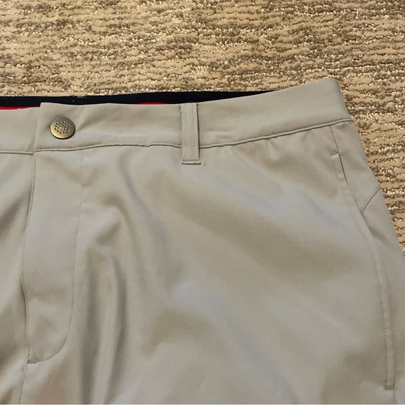 Puma Golf Pants Mens 34x30 Gray Stretch Performance Flat Front Lightweight - Picture 3 of 9